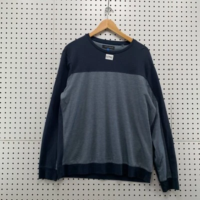 Camisa Vince Camuto Para Hombre Algodón Pima Talla Grande Azul Gris Dos Tonos L Foto 1 de 4