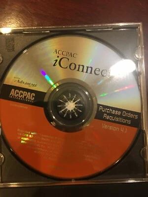 Brand New. Unused CD. ACCPAC iConnect Purchase Orders Requisitions V4.1 - Image 1 of 3