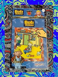 VINTAGE 2003 BOB THE BUILDER UNISET MAGIC STICKERS Play Set REUSABLE NOS - Picture 1 of 5