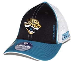 Jacksonville Jaguars Reebok NFL Football Authentic Sideline Stretch Fit Cap Hat - Picture 1 of 4