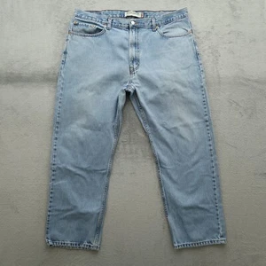 Levi's Jeans Mens Size 40x30 Blue 505 Regular Straight 100% Cotton Denim - Picture 1 of 15