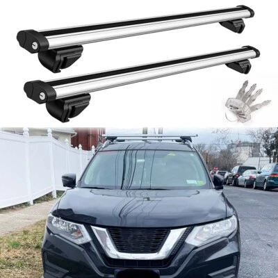Portaequipajes de carga barras transversales de techo superior 53" para Nissan Murano 2003-2014 Foto 1 de 4