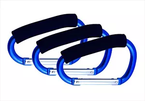 Noneea 3PCS Stroller Hooks 5.2'' Large Carabiner Clip - Carabiner Large Baby ... - Picture 1 of 6