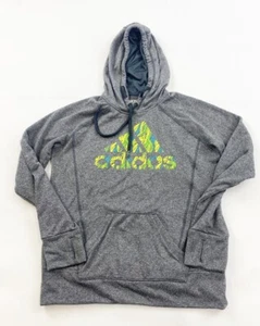 Adidas Hoodie Sweatshirt Youth Medium Gray - Picture 1 of 4