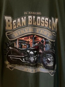 BEAN BLOSSOM BIKER FEST- BILL MONROE MUSIC PARK T SHIRT 2X - Picture 1 of 2