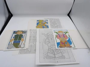 3 Notizkarten Umschläge & Kreuzstichmuster Meredith Mark Designs ©1992 - Bild 1 von 4