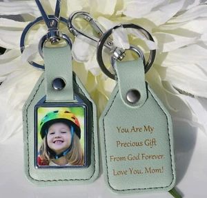 Custom Photo Key Chain - Personalized With Your Own Image - Picture 1 of 5