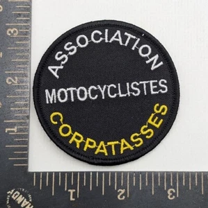 Association Motocyclistes Corpatasses Patch France Biker Club Badge - Picture 1 of 2