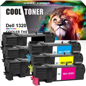 6 XXL TONER für DELL 1320 593-10258 1320C 1320CN PATRONE KARTUSCHE DT615 - Bild 1 von 9