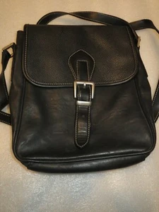 Original *ESPRIT * Echtledertasche Farbe Schwarz - Bild 1 von 12