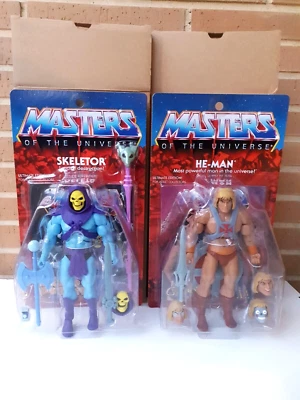 Masters Universe He-Man Skeletor lot Ultimate Super7 Filmation  Classics MOTUC - Imagen 1 de 4