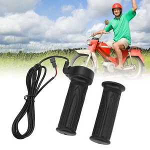 1Pair Electric Bike Throttle Handle 20X Full Twist Skid Resistance - Picture 1 of 12