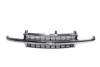 Chrome Grille For 99-02 Silverado 1500 00-05 06 Tahoe Suburban GM1200442 - Image 1 of 4