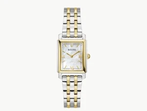 Bulova Sutton Ladies Two-Tone Stainless Steel Watch 98L308 - Picture 1 of 4