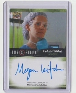 X-Files UFOs and Alien Edition Paranormal Autograph Trading Card Megan Leitch - Picture 1 of 3