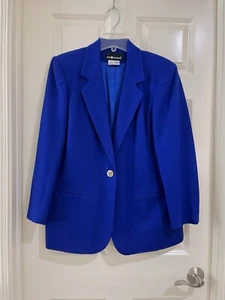 sag harbor women 100% wool blazer size 10 - Picture 1 of 12