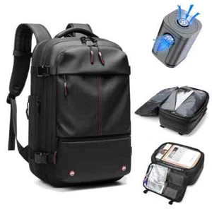 Herren Reiserucksack Kompression 17 Zoll Laptop Business Schule erweitert Wandern - Bild 1 von 17