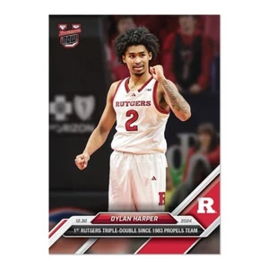 Dylan Harper Triple-Double - 2024-25 Bowman U NOW Basketball Card: 38 Presale - Picture 1 of 2