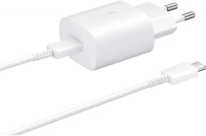 Cargador Original Samsung EP-TA800NWEU Carga Rápida ( Tipo C) 25W - Blanco - Imagen 1 de 6