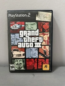 Grand Theft Auto 3 PlayStation 2 No Manual Or Storage Card PS2 GTA 2 - Picture 1 of 3
