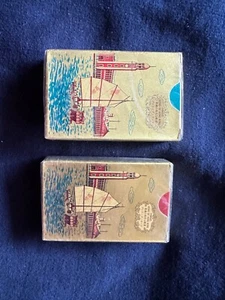 Lot: 2 VINTAGE SPIELKARTEN BERÜHMTE ANSICHTEN VON HONGKONG NR. 505 FABRIKVERSIEGELT - Bild 1 von 6