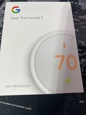 Google G4CVZ Nest Smart Programmable Wi-fi Thermostat - White - Image 1 of 3