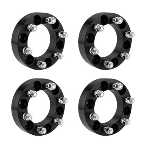 4x 1.5" 6x5.5" to 6x135mm Wheel Adapter 108mm Hub M14x1.5 For GM 1500 Models - Picture 1 of 13