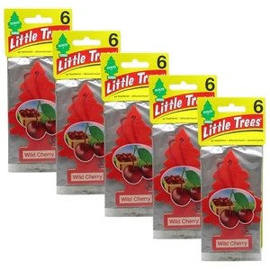 30-Pack LITTLE TREES Hanging Air Fresheners – Wild Cherry Fragrance - Picture 1 of 2