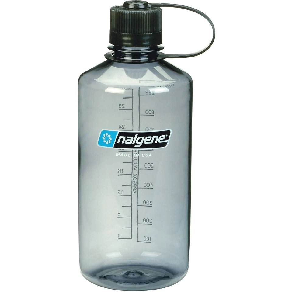 Nalgene Sustain 32 унц. Бутылка для воды Tritan с узким горлышком - серая - Изображение 1 из 1