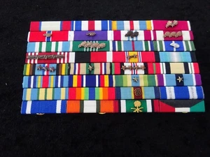 Brazalete de la Orden de Estados Unidos General Golf Afganistán Silver Star etc. 32 brazaletes - Imagen 1 de 6