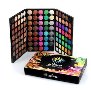 120 Shade Waterproof Pigmented Eyeshadow Shimmer Eye Shadow Pressed Powder - Picture 1 of 6