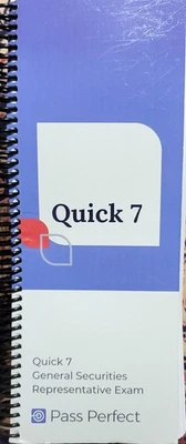 Pass Perfect QUICK #7 General Securities Representative Exam 2022 Peter Gibowicz - Image 1 of 3