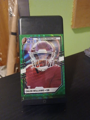 caleb williams Green Wave Pro Set  PSP-CW1 - Image 1 of 4