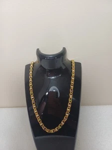 Faux Gold & Glitzer Gliederkette Halskette - Bild 1 von 5