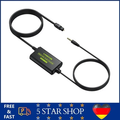 DA Wandler 192kHz DAC Konverter Digital-zu-Analog Audio Adapter mit 3,5mm Kabel - Bild 1 von 4