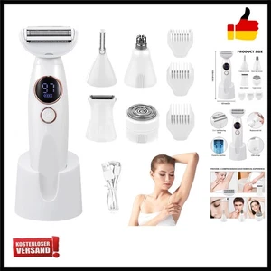 5-in-1 Elektrischer Rasierer Damen, Intimrasierer Bikinizone Gesicht, Achseln... - Bild 1 von 9