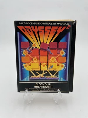 Blockout! Breakdown! Magnavox Odyssey 2 Vintage Game 1980 CIB Complete - Image 1 of 4
