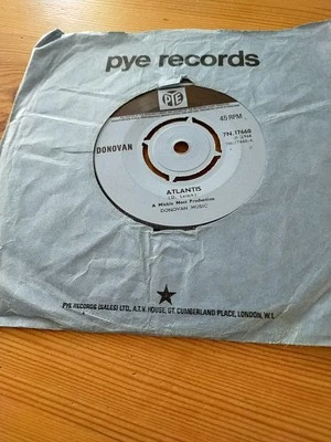 "Atlantis" Donovan 7"Vinyl - Image 1 of 3