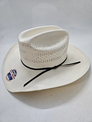 Resistol Men's 20X Chase Straw Cowboy Hat Size 7 5/8 - Image 1 of 4