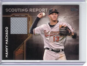 2016 TOPPS SCOUTING REPORT MANNY MACHADO GAME-USED RELIC #SRRMM - Picture 1 of 1