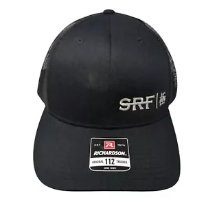 Cappello camionista SRF Snapback 112 nero taglia unica maglia regolabile schiena Richardson - Foto 1 di 9