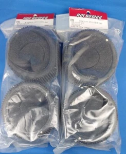2 prs (Hot Bodies 67760) D8 / HPI Trophy 1:8 Buggy Khaos Tire White Med Compound - Picture 1 of 5