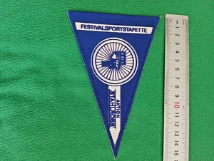 original DDR Wimpel Festivalsportstafette - Aktion Stahlross FDJ JP Pioniere - Bild 1 von 2