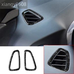 Forged Carbon Fiber Dashboard Air Vent Outlet Cover for Chevrolet Camaro 2017-23 - Picture 1 of 10