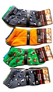 Calcetines tobilleros forrados de entrenamiento para damas 3 o 6 pares de diseño de corte bajo de algodón RIch de algodón para mujeres - Imagen 1 de 3