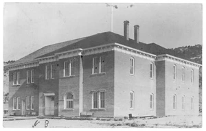 1907 RPPC Postcard Meeker Colorado School Posted - Bild 1 von 2