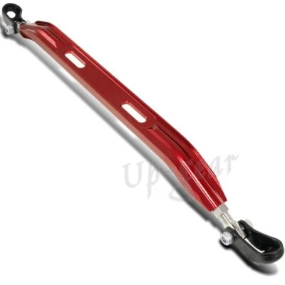 Front Lower Red Aluminum Tie Brace Strut Bar For 1993-1997 Honda Civic Del Sol - Image 1 of 4