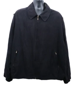 VTG Gary Player Jacket Men's 3XL Large Black Full Zip Golf Bomber LIGHT WEAR - Picture 1 of 15