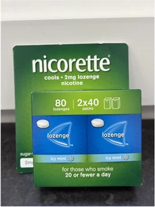 10 x 80 NICORETTE COOLS 2MG LOZENGE * 10 X 80= 800 LOZENGES* ICY MINT 2026/27 - Picture 1 of 1