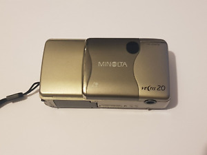 Minolta Vectis 20 Point & Shoot 35mm Film Camera IX-Date Tested Working